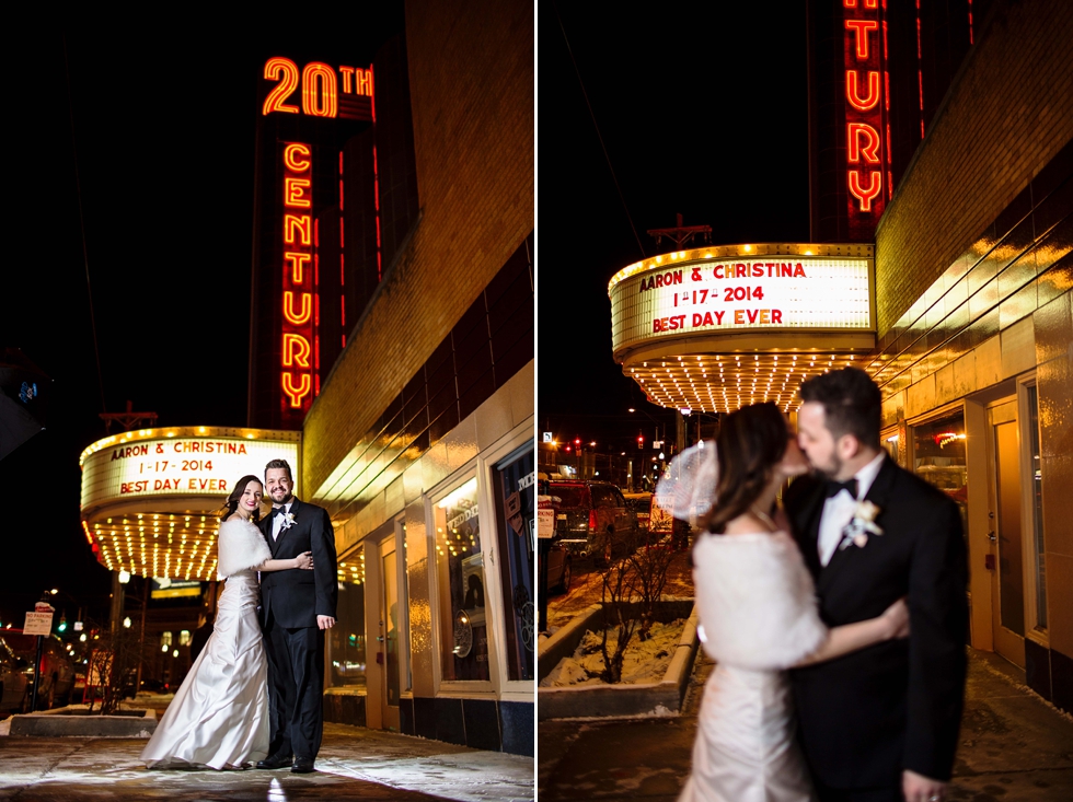 Cincinnati Wedding Photographers, 20th century theater, cincinnati wedding photography, crossroads church